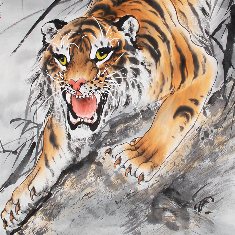 谭乐丹《精品虎系列 威震九州》中美协