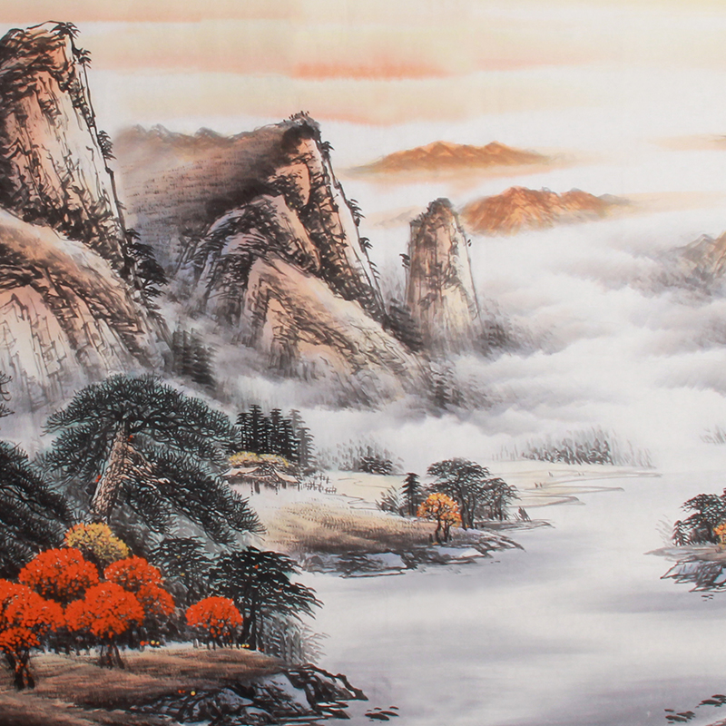 吕少华《精品山水系列小八尺 锦绣河山》省美协