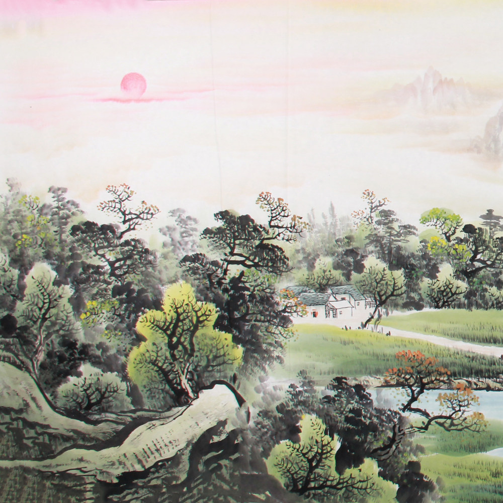 吴成建《精品山水系列小六尺 聚福纳祥》中美协