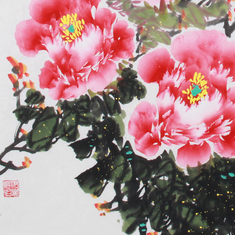 秦新义《精品花鸟系列 盛世花开》