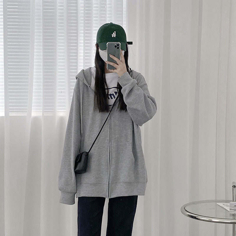 卫衣灰色女