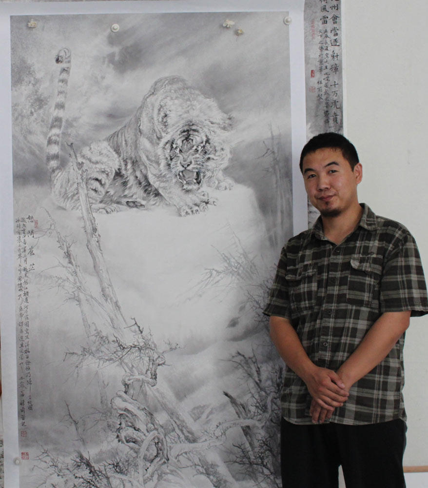 孔祥前 《怒问苍茫》16平尺 代表作 九翰顶级收藏