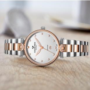 正品格林手表grand prix 女士腕表皮带钢带休闲时尚石英表88285