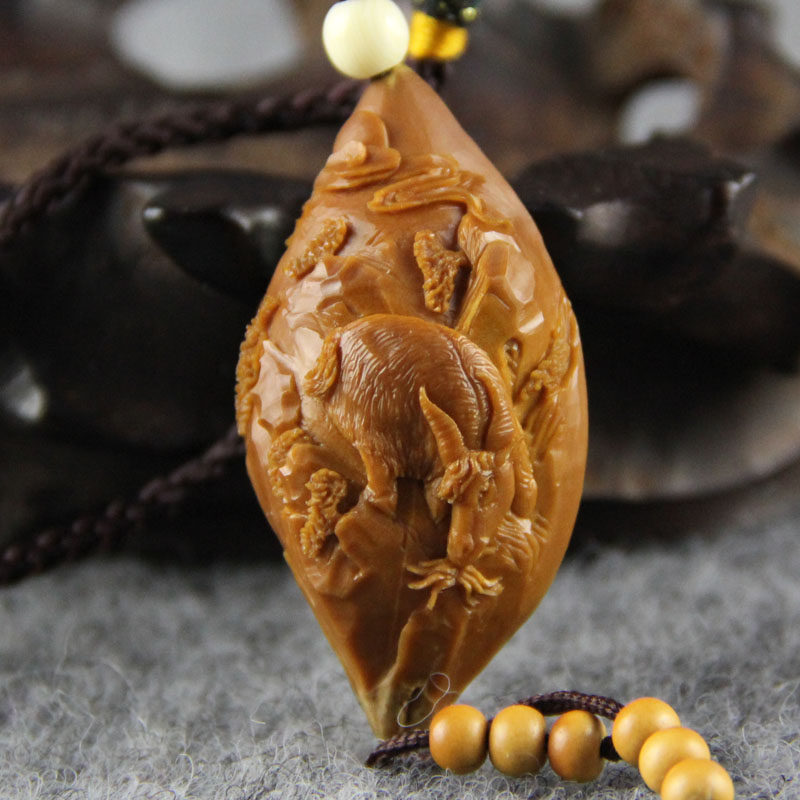 《山水》核雕名家章其林典藏作品