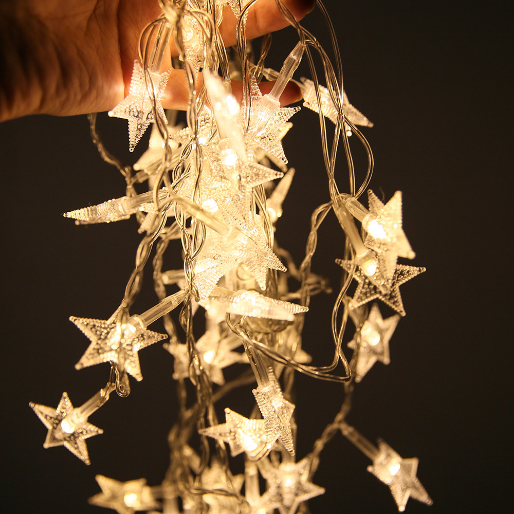 一折led星星彩灯闪灯串灯网红拍照