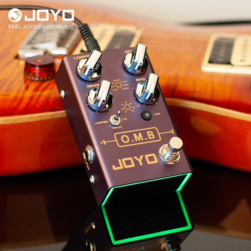 JOYO卓乐R-06 O.M.B电吉他单块效果器带鼓机Looper鼓机二合一单块