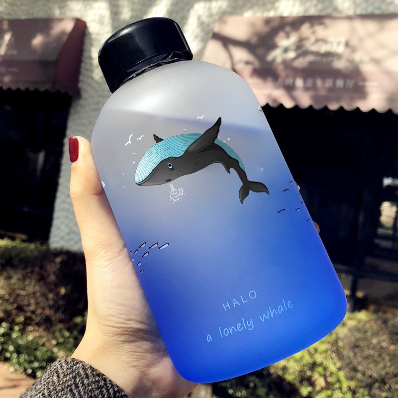 海洋蓝渐变磨砂玻璃杯女男大容量韩版创意学生儿童情侣简约水杯子在类目 餐饮具, 杯子/水杯/水壶, 玻璃杯中 - 来自Buy2taobao.com提供专业的淘宝代购服务