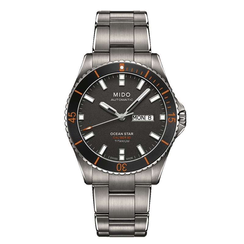 mido美度正品手表男机械领航者钛金属腕表m026.430.44.061.00