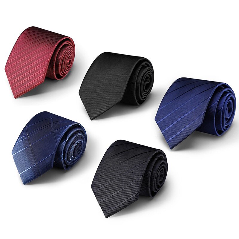 职业正装商务领带学生条纹男士韩版拉链式方便领结南宁同城配送