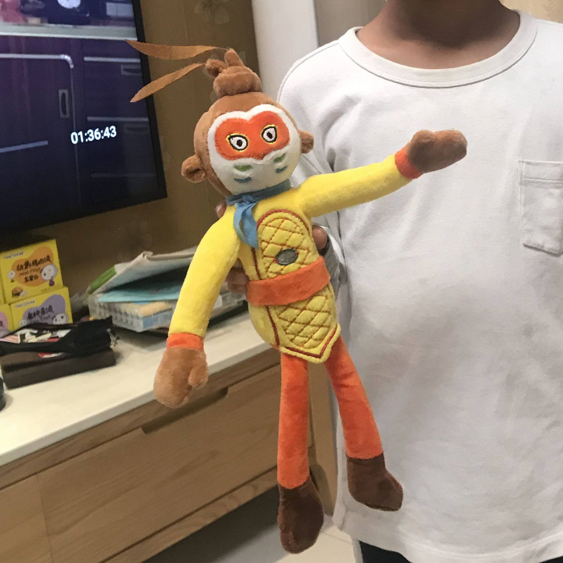 热销孙悟空玩具 公仔 毛绒_齐天大圣孙悟空美猴王公仔玩偶猴子毛绒