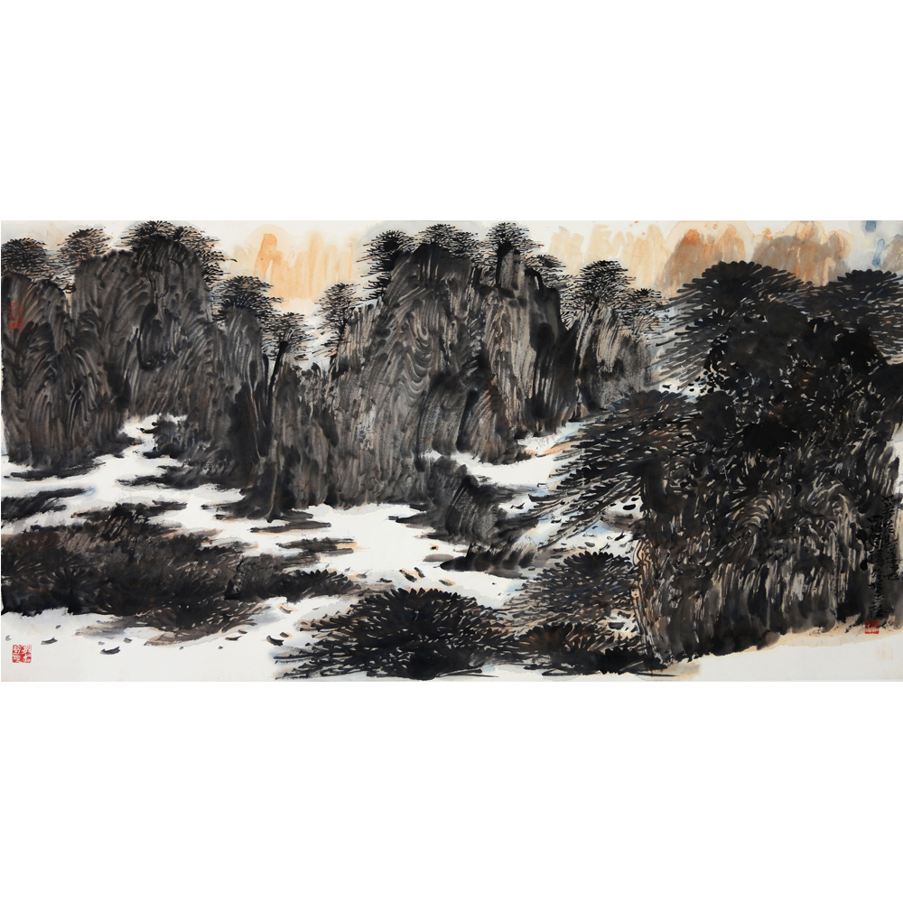 罗国玮先生 《九华山》山水画大家 国家一级美术师