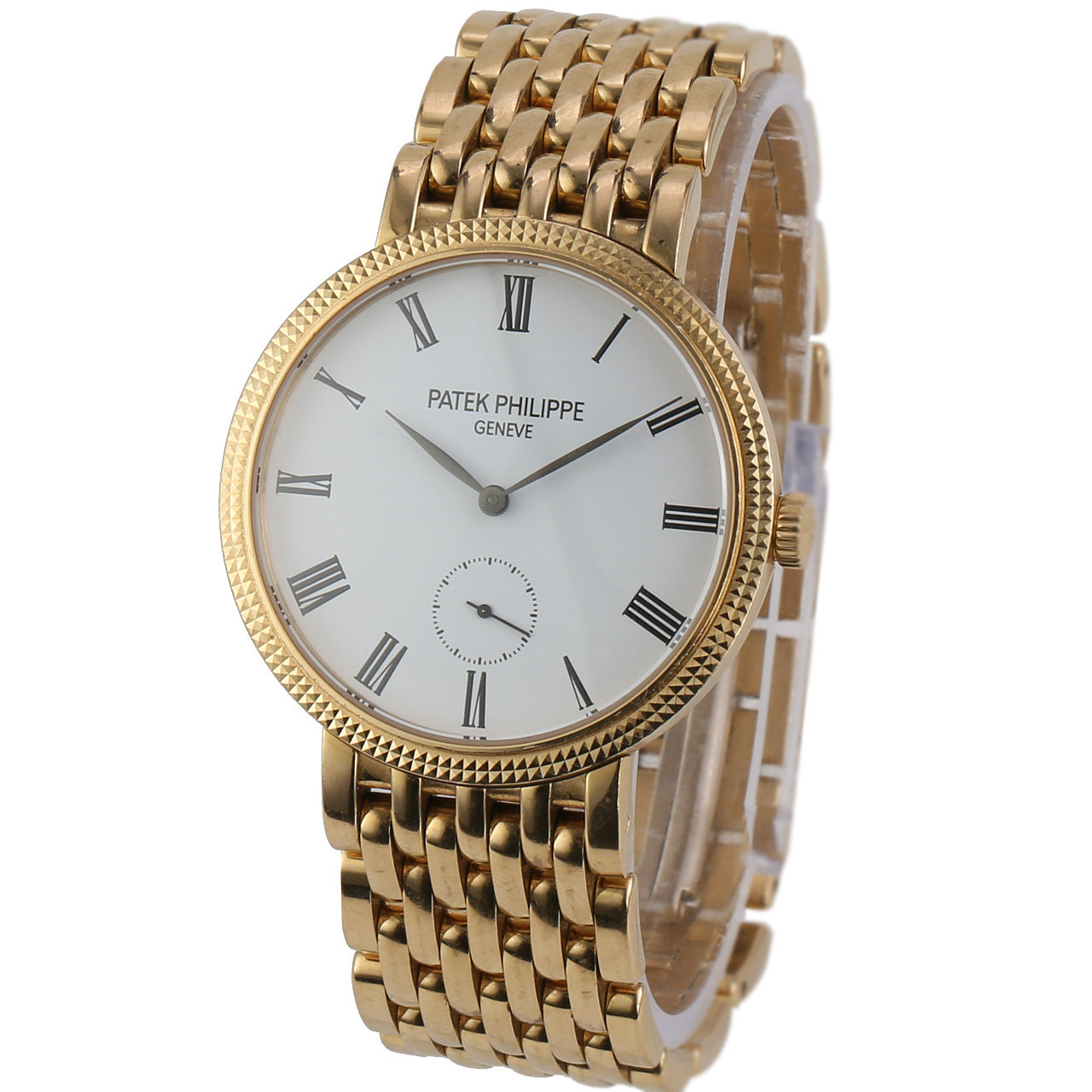 [国检][9.5新]百达翡丽 古典系列 7119j 手动机械 黄金 女表