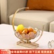 北欧水晶玻璃水果盘家用客厅茶几创意零食糖果盘家居装饰品收纳盘