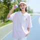 初中学生polo衫T恤大童13岁女生两件套短裤少女休闲运动套装夏季