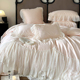 法式蕾丝浪漫全棉长绒棉四件套纯棉公主风床单蕾丝被套罩床上用品