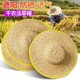 大草帽农民沙滩户外遮阳夏防晒工地女大檐大沿男草帽子太阳农用帽