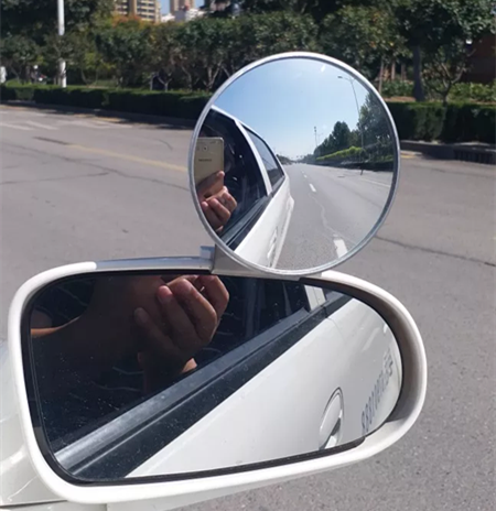 高清教练车辅助倒车专用盲区后视镜汽车小圆镜360度可调教练镜