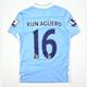 11 12 Manchester City retro jersey BALOTELLI SILVA Aguero