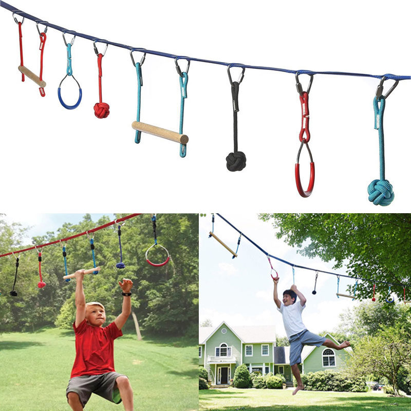 早教攀爬组合室内户外体适能吊环