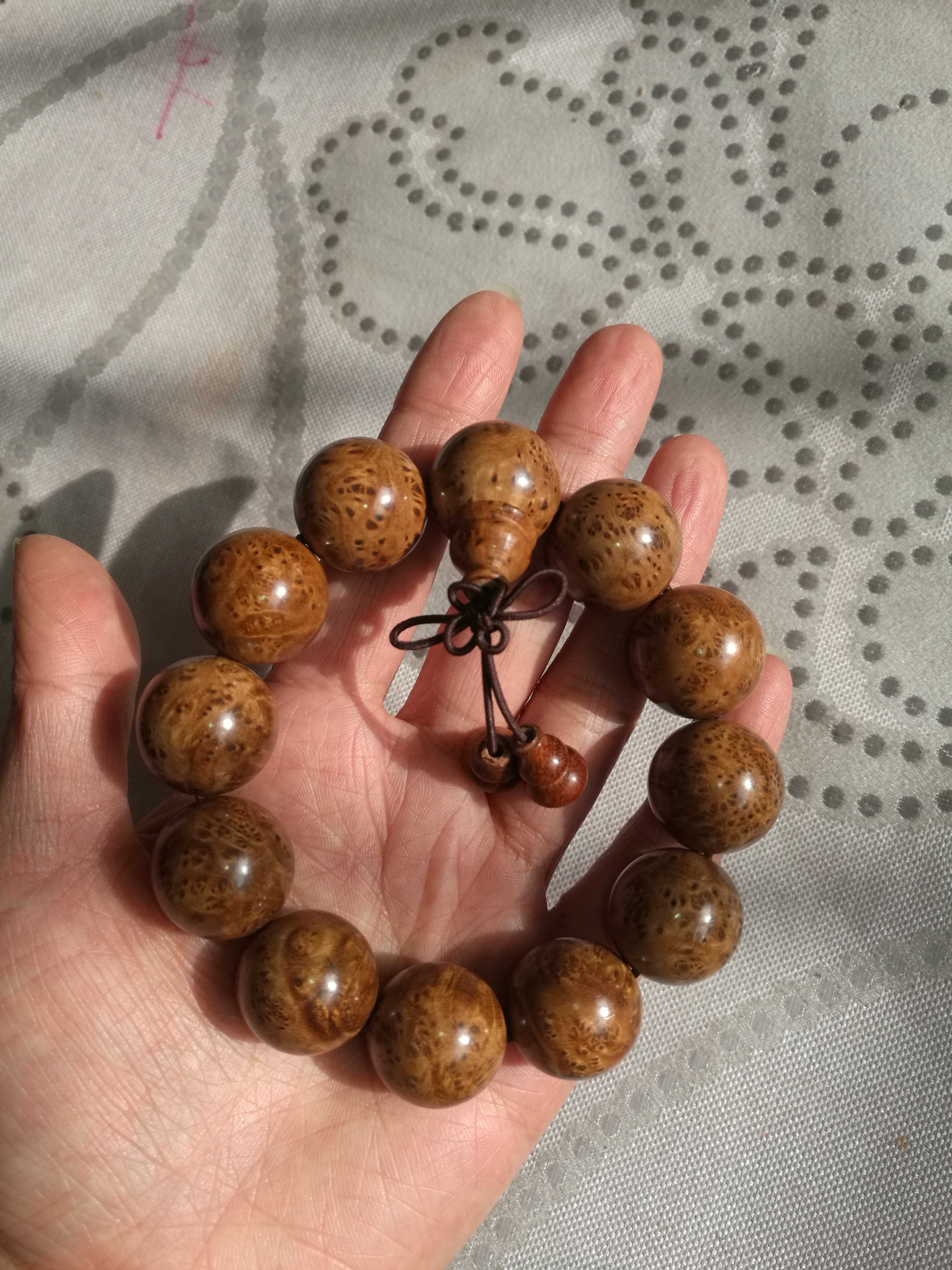 一折麻利疙瘩手串_麻梨疙瘩手串老料20mm满花麻利佛珠手镯老红料工艺