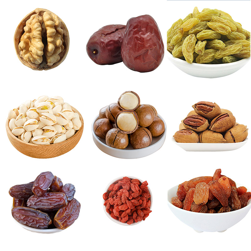 新疆直发特产干果红枣核桃葡萄干坚果巴旦木开心果500g装2份包邮
