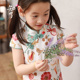 知了童装 夏季苎麻薄款儿童旗袍年轻款少女中国风连衣裙女童K4931