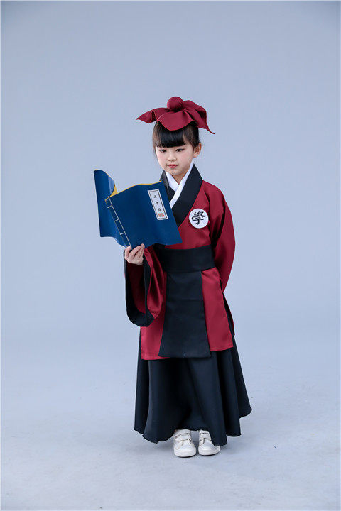 新款三字经书童朗诵汉服古装大额优惠券