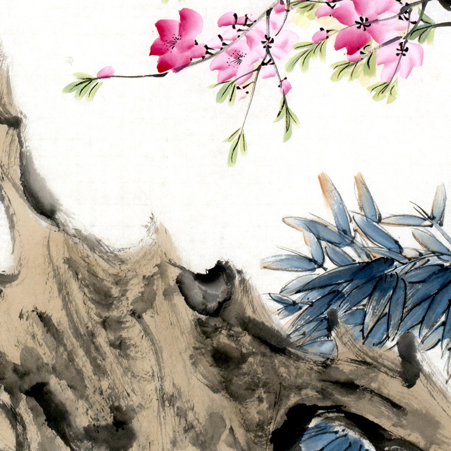 【双十二】许墨《春风桃李》河南省美术家协会会员