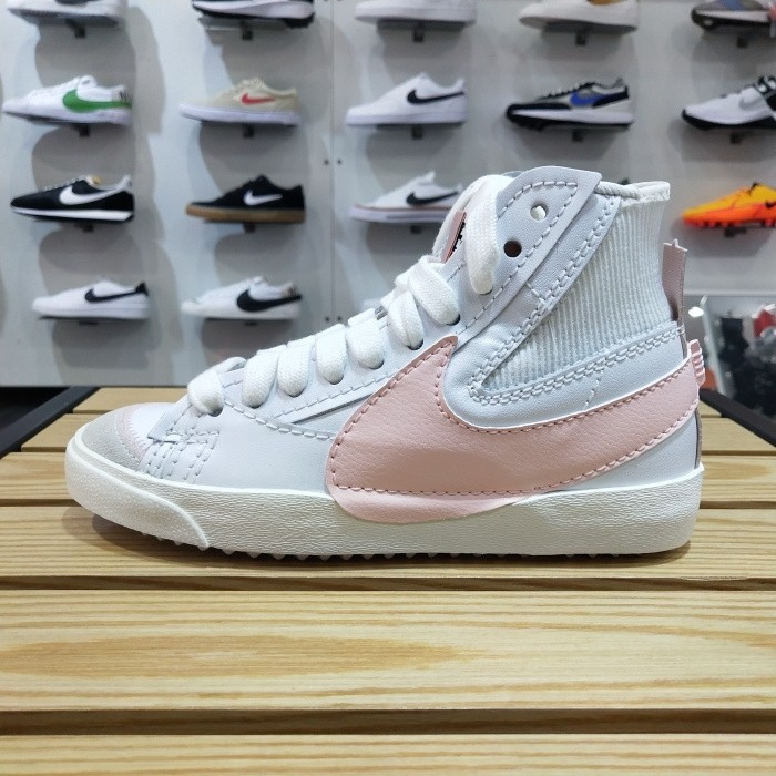 nike耐克女鞋2022夏季新款blazerjumbo粉勾运动鞋运动休闲鞋