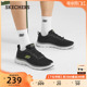 Skechers斯凯奇男鞋系带网面鞋舒适透气跑步鞋轻便运动鞋休闲鞋
