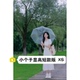 150小矮个子梨形身材遮肉泡泡袖连衣裙子145夏季新款长裙xs码女夏