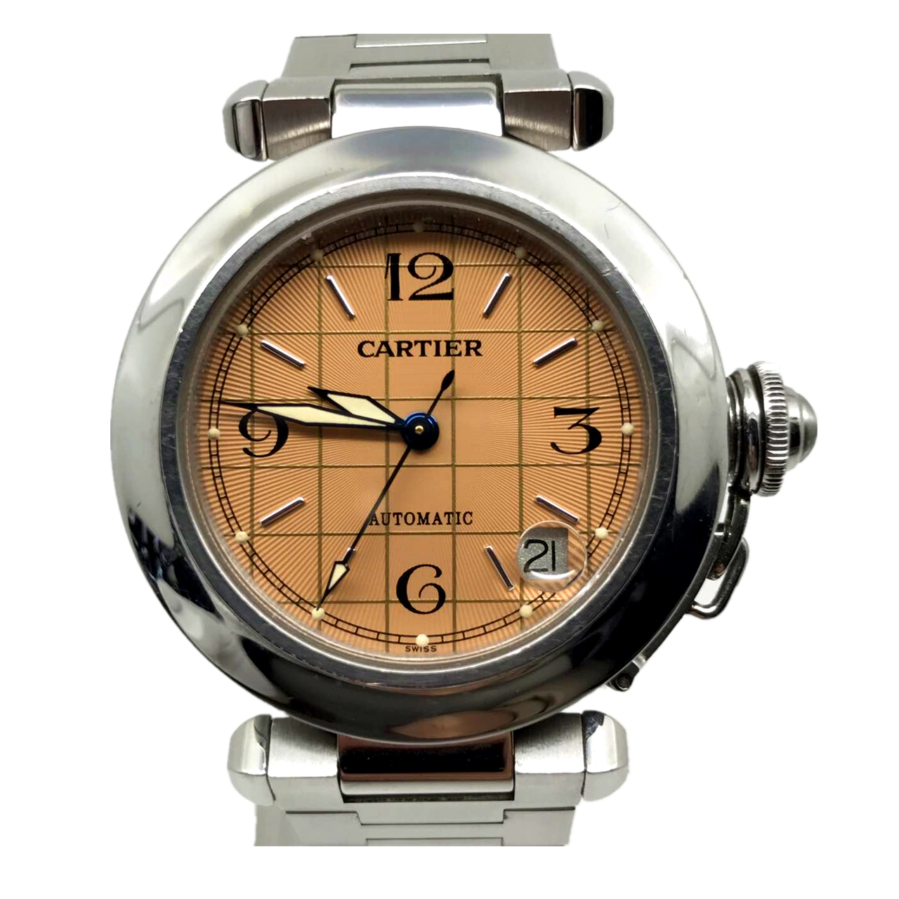 [9.0新]卡地亚cartier帕莎系列中性自动机械腕表