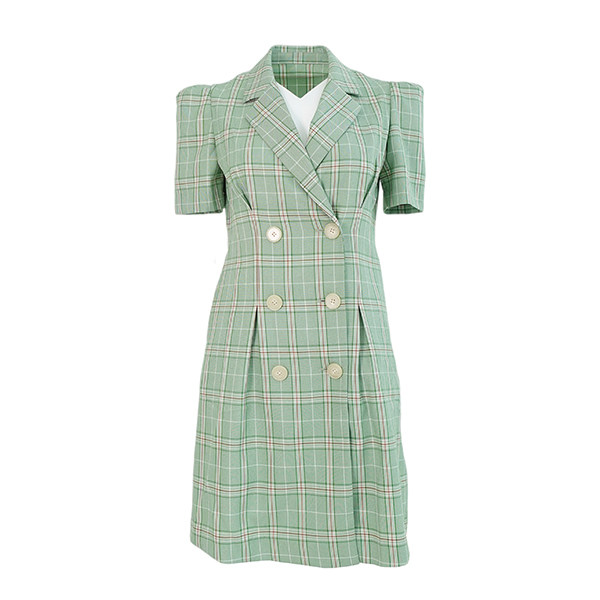 genteel荷高2022春女装新品风格花苞袖盘花连衣裙guc15750736已售0