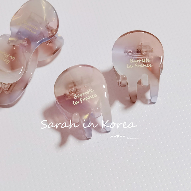 Sarah in Korea韩国 特价 法式迷你小巧刘海发抓 梦幻紫色系