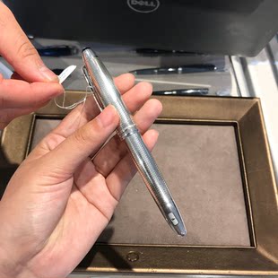 意大利万宝龙大班925纯银146山纹带钻墨水笔钢笔