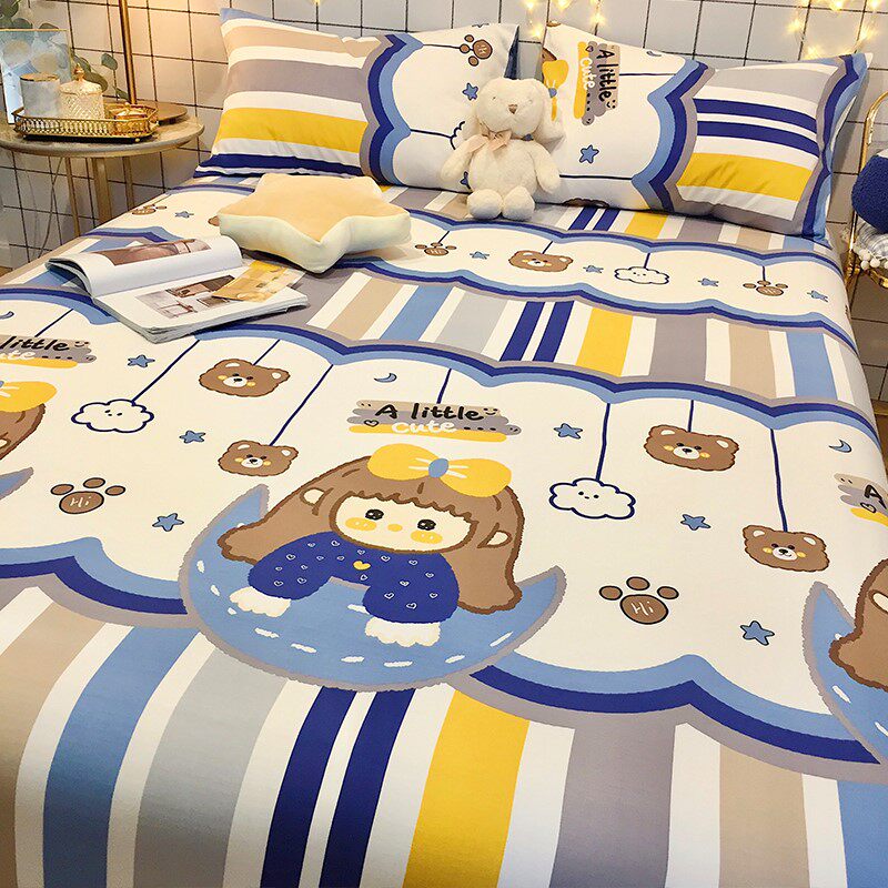 卡通全棉床单单件纯棉ins风夏季宿舍