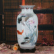景德镇陶瓷器花瓶 田园水墨风水莲年有鱼花瓶 创意时尚家居摆件