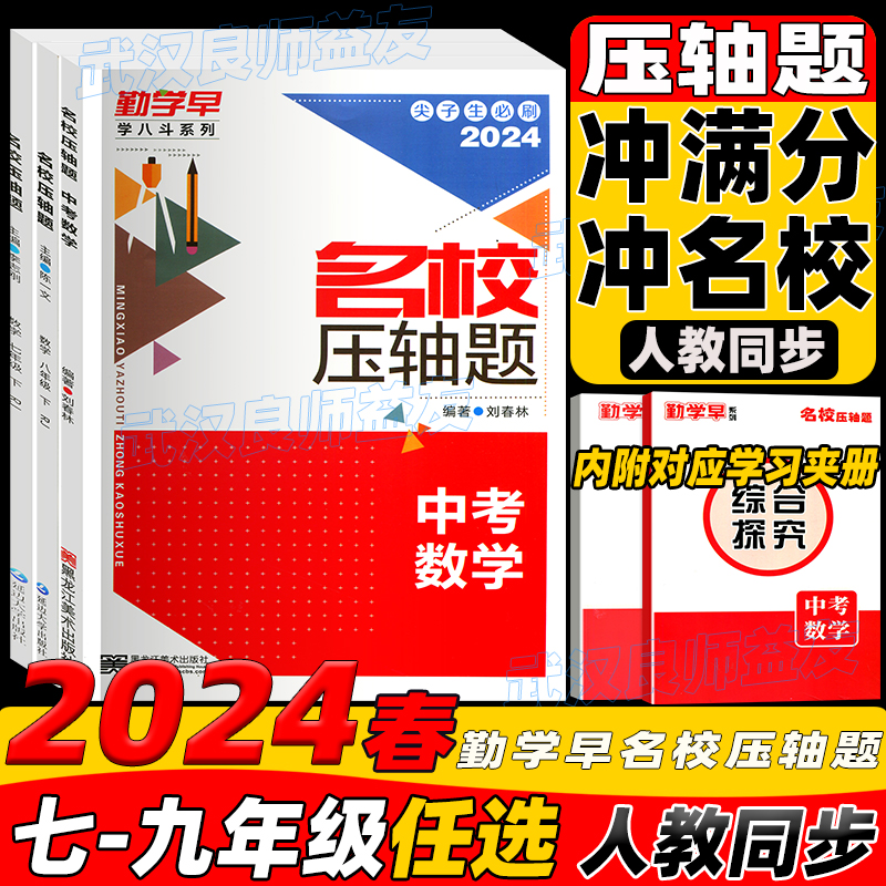 2024适用勤学早名校压轴题七八九年级中考数学专题复习全国通用初中初一二三789年级上下册数学名校名题必刷题尖子生强化训练