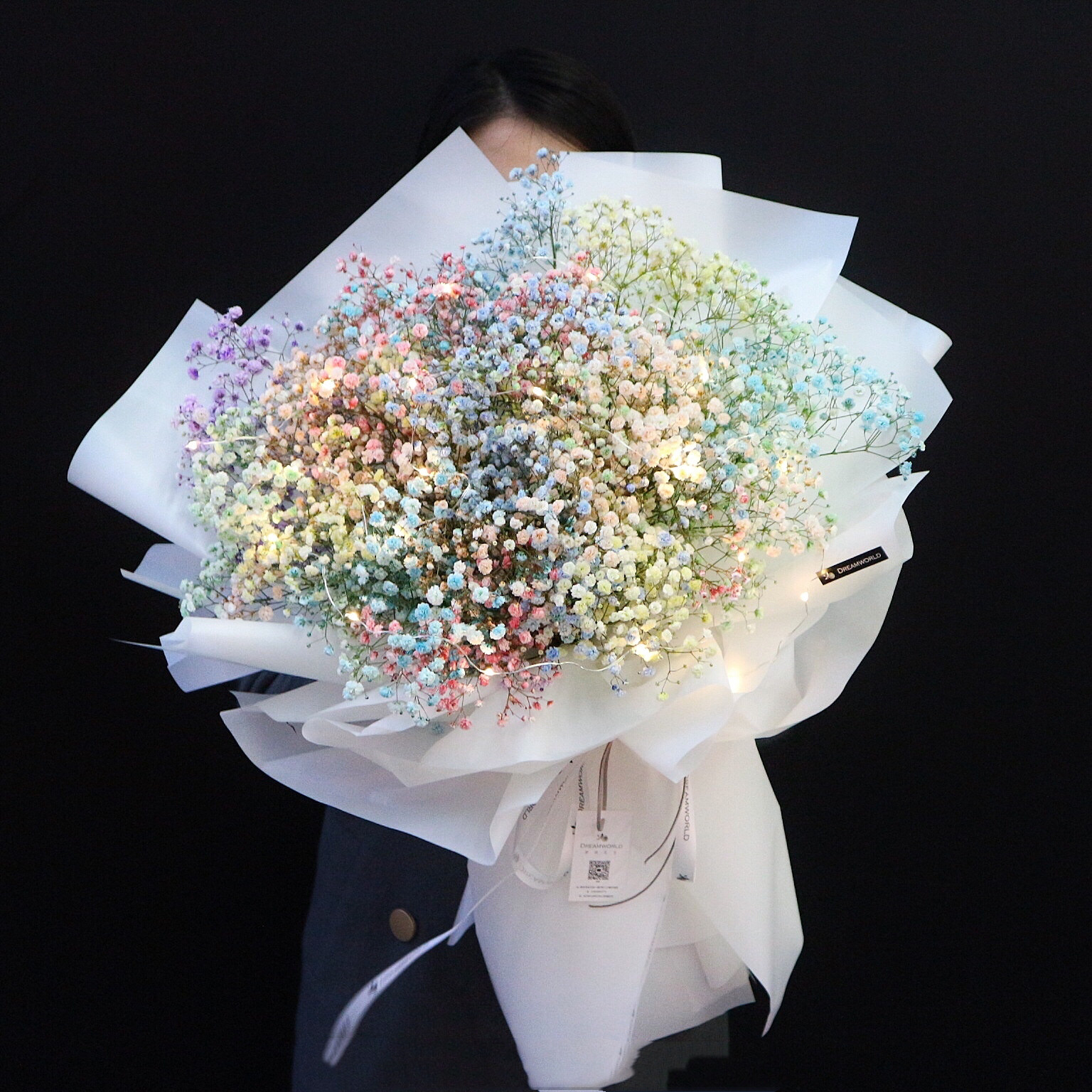 重庆同城鲜花速递满天星超大巨型花束闺蜜男友过生日鲜花速递同城