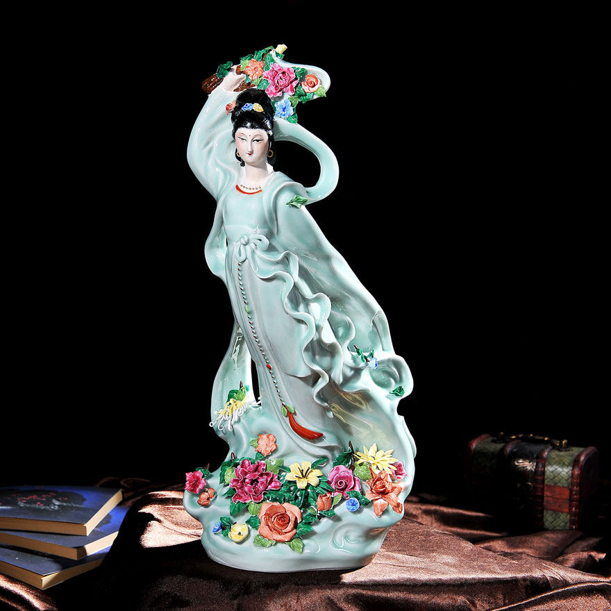 雕塑泰斗中国工艺美术大师刘远长 《百花仙子》