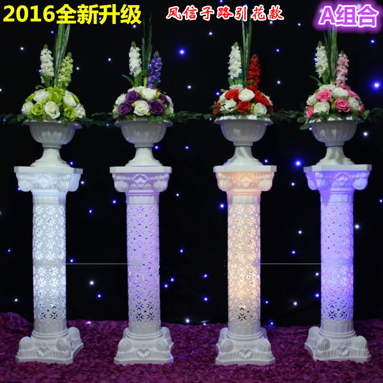 包邮新款婚庆罗马柱路引 塑料罗马柱路引花 欧式婚礼花柱庆典道具在类目 节庆用品/礼品, 婚庆布景/道具, 婚庆绢花中 - 来自Buy2taobao.com提供专业的淘宝代购服务