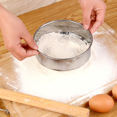 厨房过滤筛不锈钢筛子筛网家用新手烘焙工具手持面筛面粉筛子40目