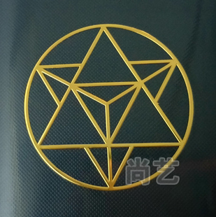 梅尔卡巴灵性能量饰品装饰贴纸奥罡奥根金字塔材料神圣几何能量贴