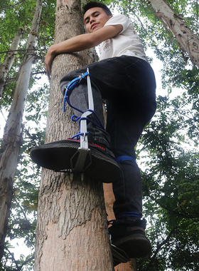 双尖直立爬树神器爬大树装备上树神器专用工具防滑万能脚扎子大拐