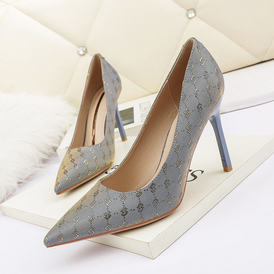 9cm设计感小众气质尖头超细跟高跟鞋女网红名媛ins仙网红性感女鞋