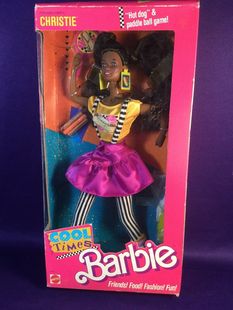 预 Barbie Cool Times Christie 1988 酷炫时代芭比娃娃 黑皮