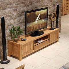 欧视家具 北欧全实木电视柜 进口白橡木实木电视柜组合