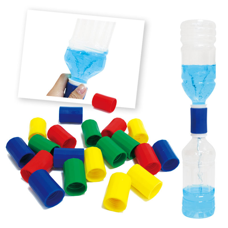 龙卷风妙接幼儿科学实验材料包漩涡漩涡演示连接器玩具科学实验