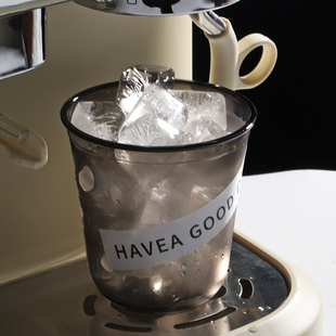 一次性咖啡杯带盖透明便携外带打包杯商用自制饮料冰美式奶茶杯子