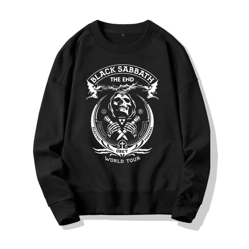 blacksabbath黑色安息欧美摇滚衣服印花圆领长袖卫衣